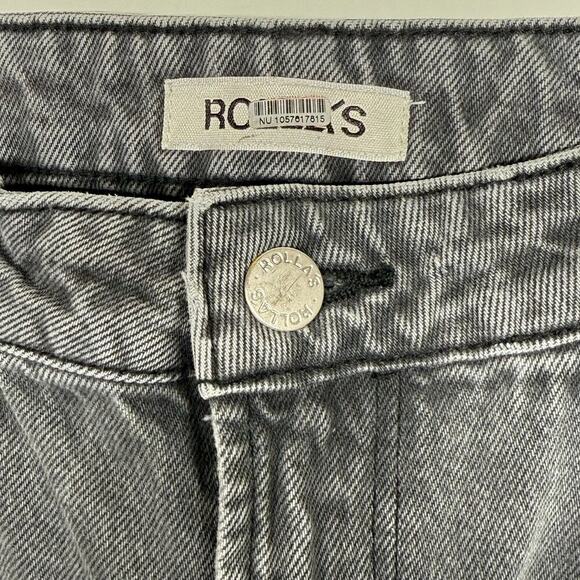 Rolla's | Heidi High Rise Loose Straight Jeans | Gray | Size 29 - Picture 5 of 14